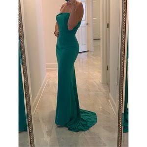Janique green gown